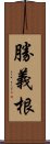 勝義根 Scroll