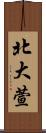 北大萱 Scroll