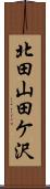 北田山田ケ沢 Scroll