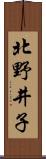 北野井子 Scroll
