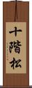 十階松 Scroll