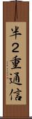 半２重通信 Scroll