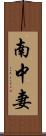 南中妻 Scroll