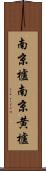 南京櫨 Scroll