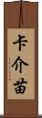 卡介苗 Scroll