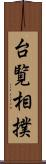 台覧相撲 Scroll