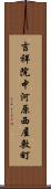 吉祥院中河原西屋敷町 Scroll