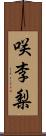 咲李梨 Scroll