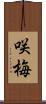 咲梅 Scroll