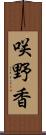咲野香 Scroll
