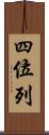 四位列 Scroll
