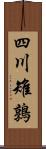 四川雉鶉 Scroll