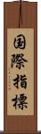 国際指標 Scroll