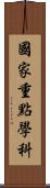 國家重點學科 Scroll