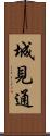 城見通 Scroll