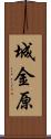 城金原 Scroll