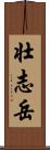 壮志岳 Scroll