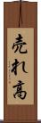売れ高 Scroll
