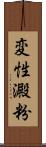 変性澱粉 Scroll