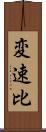 変速比 Scroll