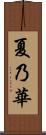 夏乃華 Scroll