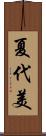 夏代美 Scroll