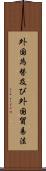 外国為替及び外国貿易法 Scroll