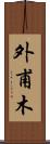 外甫木 Scroll