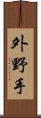 外野手 Scroll