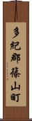 多紀郡篠山町 Scroll