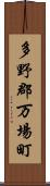 多野郡万場町 Scroll