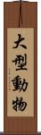 大型動物 Scroll