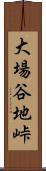 大場谷地峠 Scroll