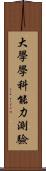 大學學科能力測驗 Scroll