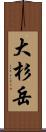 大杉岳 Scroll