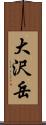 大沢岳 Scroll