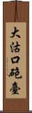 大沽口砲臺 Scroll