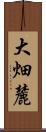 大畑麓 Scroll