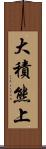 大積熊上 Scroll