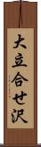 大立合せ沢 Scroll