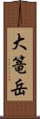 大篭岳 Scroll