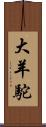 大羊駝 Scroll