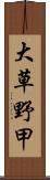 大草野甲 Scroll