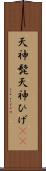 天神髭 Scroll