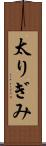 太りぎみ Scroll