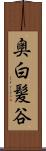 奥白髪谷 Scroll