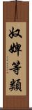 奴婢等類 Scroll
