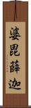 婆毘薛迦 Scroll
