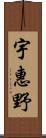 宇惠野 Scroll