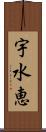 宇水恵 Scroll